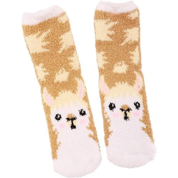 Fluffy Fuzzy Socks - 4 to 5 Pairs Bulk Pack - Cozy Warm Fleece Socks For Women - Picture 3 of 5